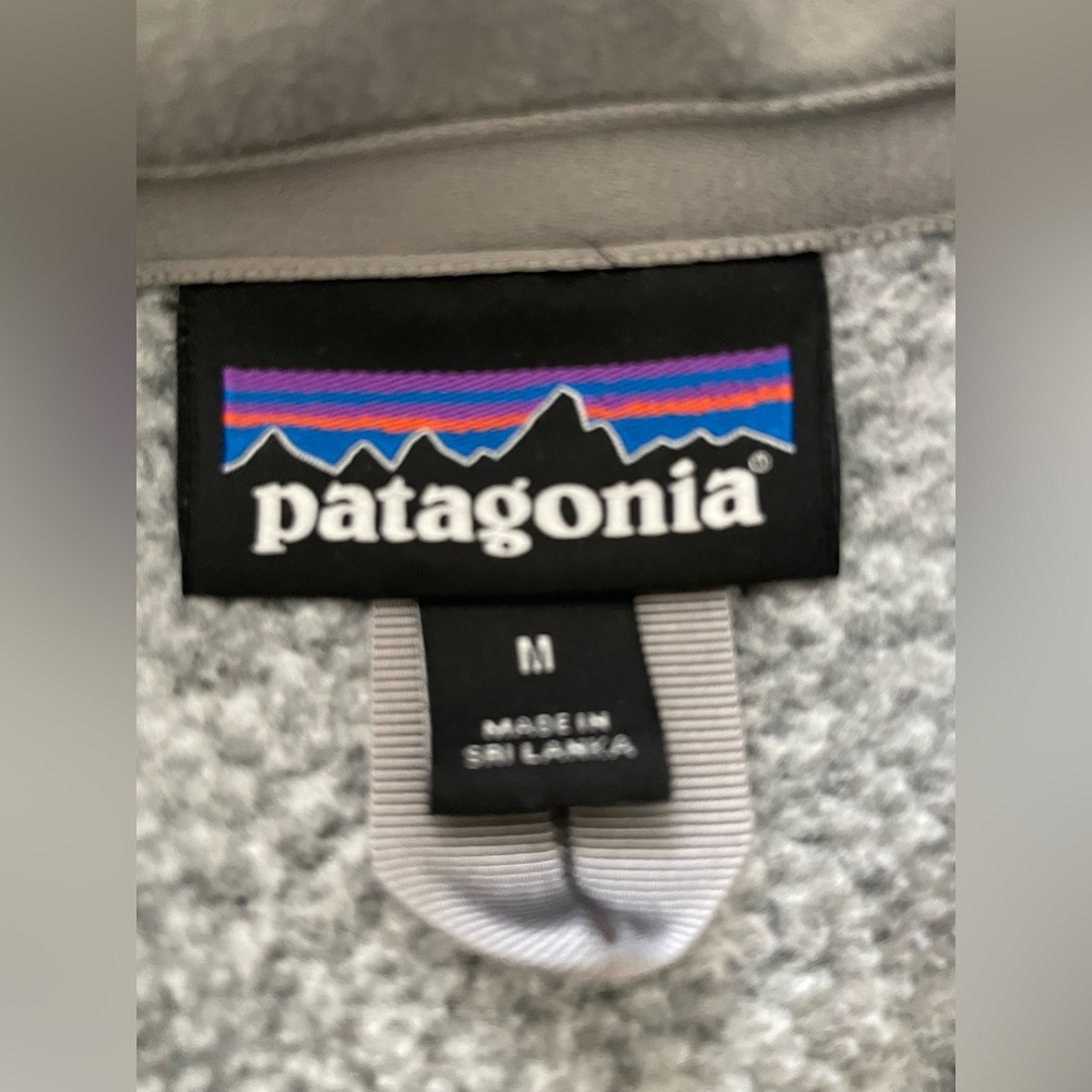 Patagonia Better Sweater Full Zip Jacket Womens Size M Birch White - Picture 6 of 7